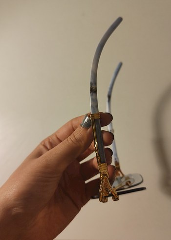 Mavi Camlı Retro Gözlük - Görsel 2