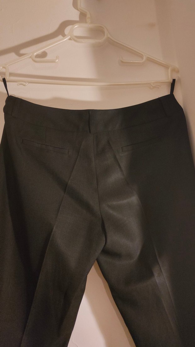 Kadın Siyah Kumaş Pantolon - Görsel 4