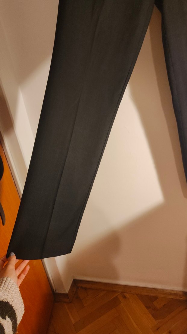 Kadın Siyah Kumaş Pantolon - Görsel 3