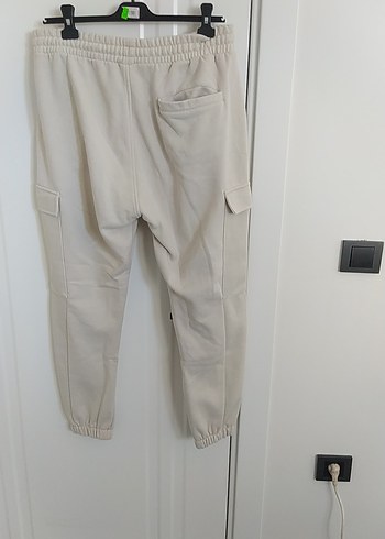 Bej Rahat Kesim Erkek Eşofman Altı - Görsel 2