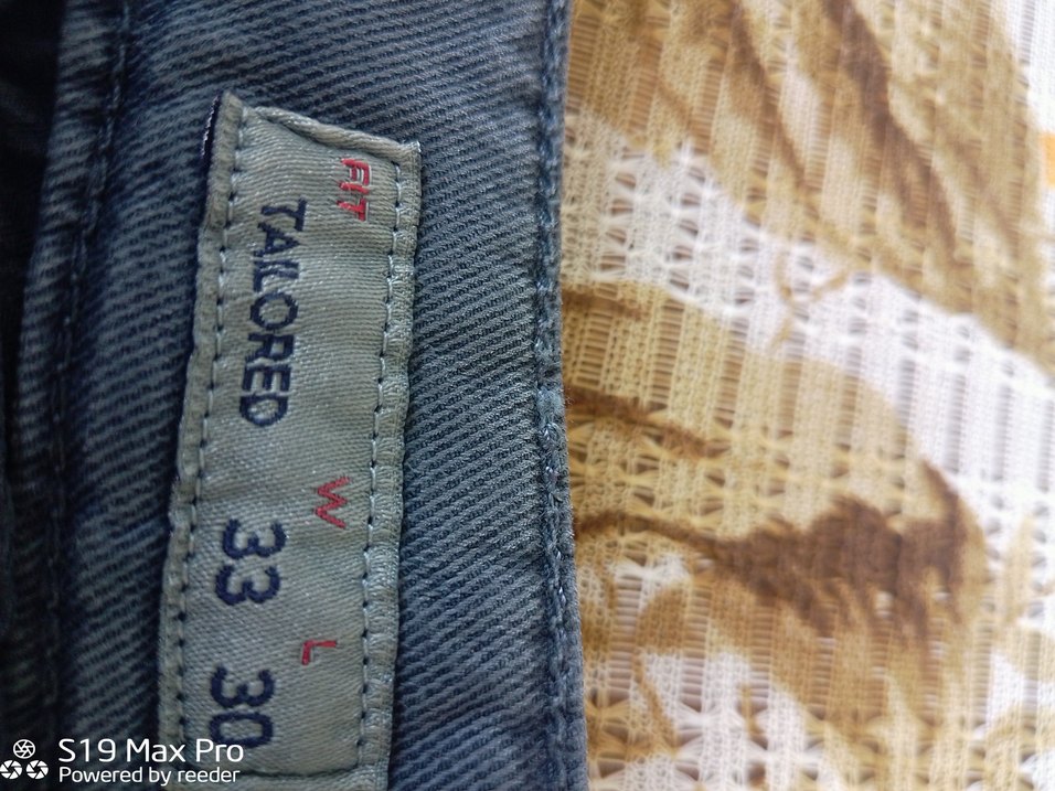 Gri Bol Kesim Denim Erkek Pantolon - Görsel 3