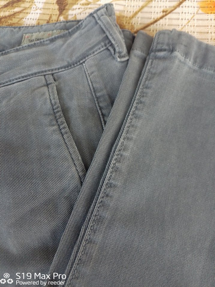 Gri Bol Kesim Denim Erkek Pantolon - Görsel 2