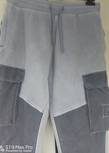 Gri Denim Bel Detaylı Erkek Outdoor Sweatpant - Görsel 2