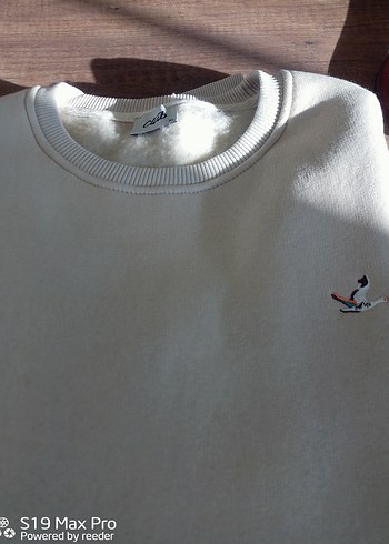 Replay Gri V Yaka Erkek Tişört - Görsel 5