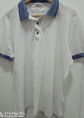 Pamuklu Kısa Kollu Beyaz Polo Tişört - Görsel 4