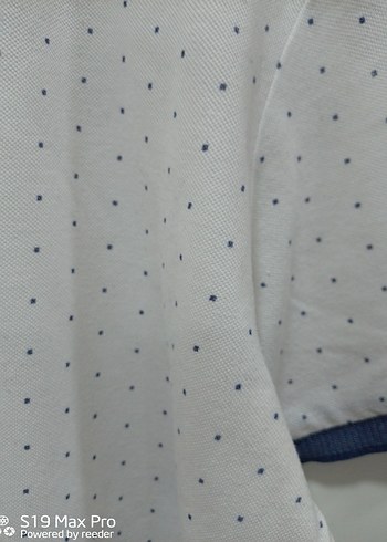 Pamuklu Kısa Kollu Beyaz Polo Tişört - Görsel 3