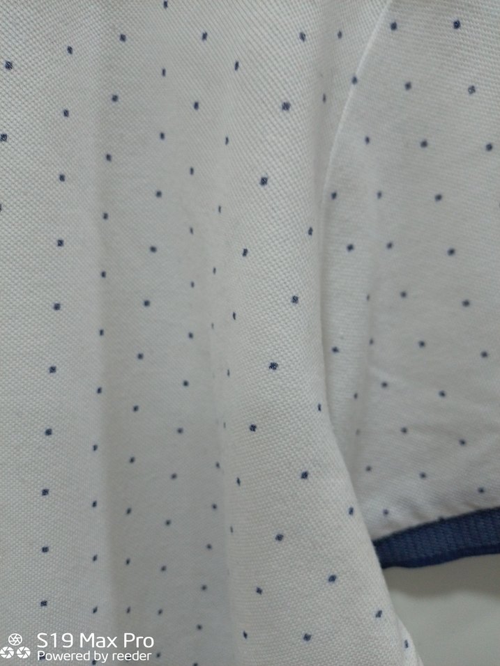 Pamuklu Kısa Kollu Beyaz Polo Tişört - Görsel 3