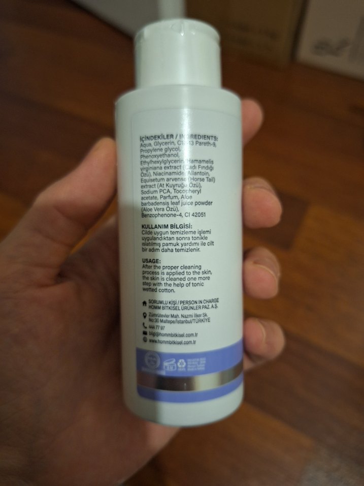 Homm Yüz Toniği 80 ml - Karma ve Yağlı Ciltler - Görsel 3