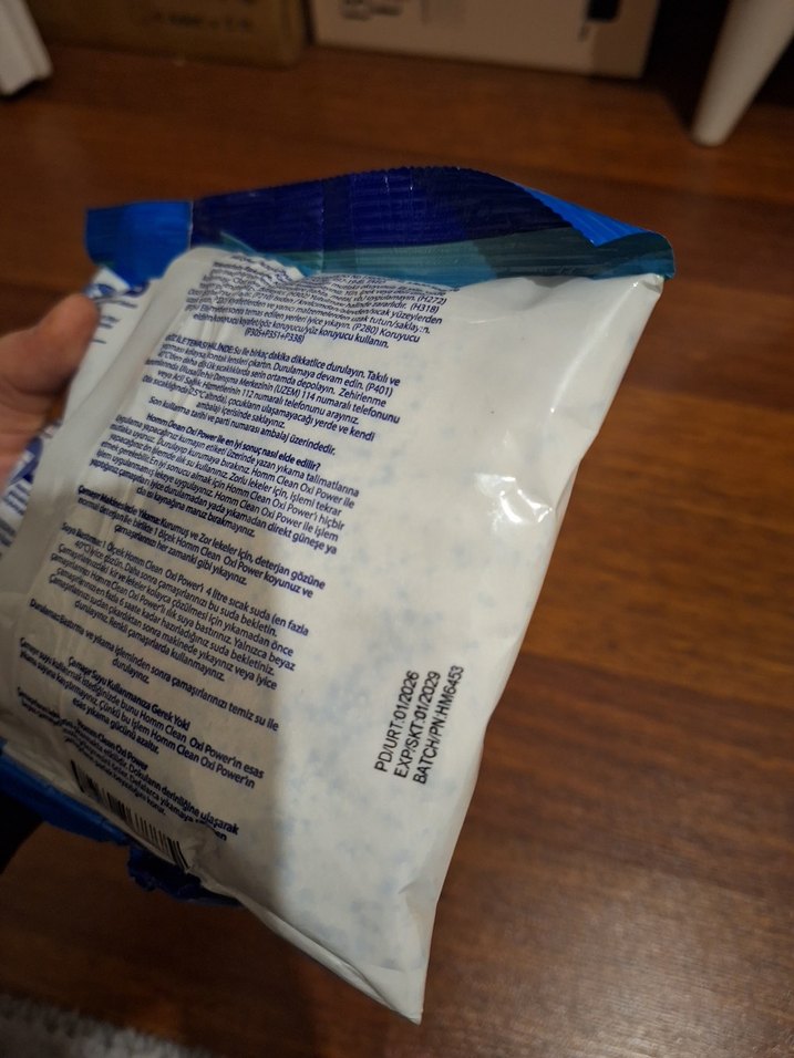 Homm Clean Oxi Power Beyazlar İçin Toz Deterjan - Görsel 3