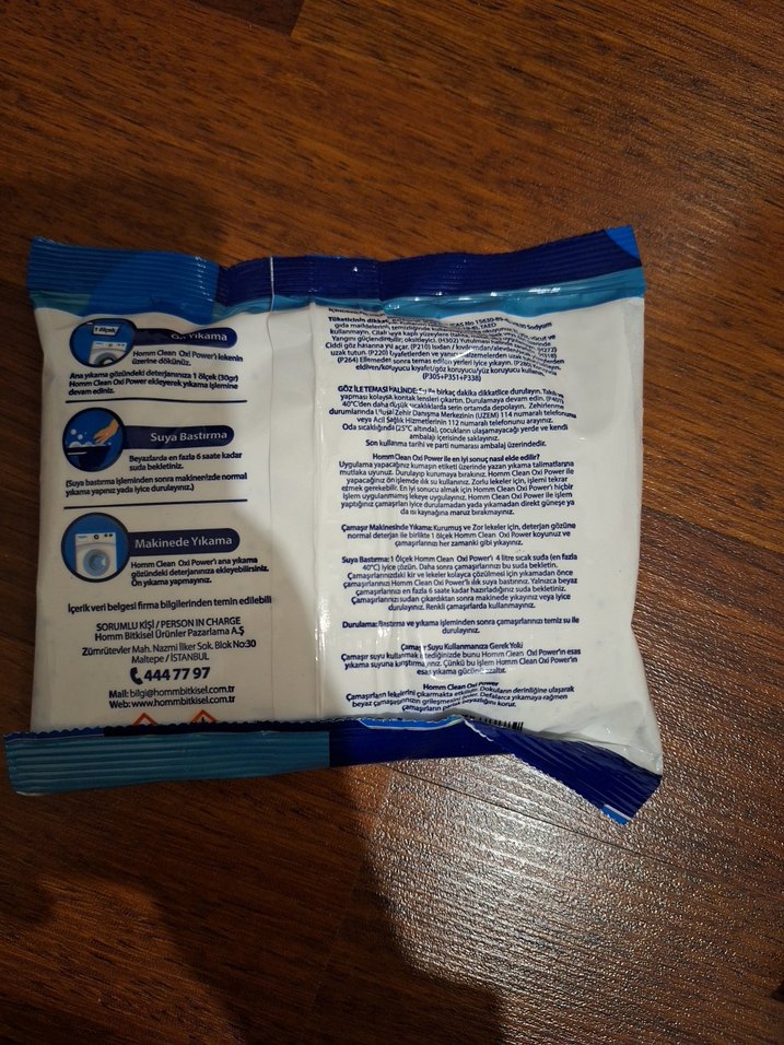 Homm Beyazlar İçin Oxi Power Toz Deterjan - Görsel 2