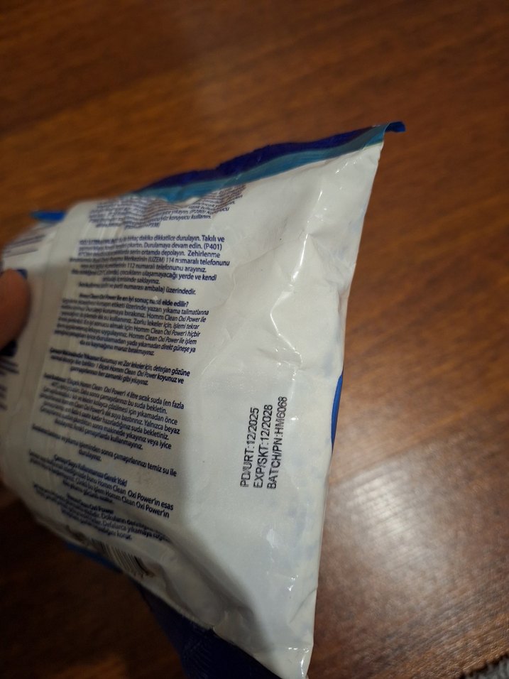 Homm Clean Beyazlar İçin Oxi Power Toz Deterjan - Görsel 3