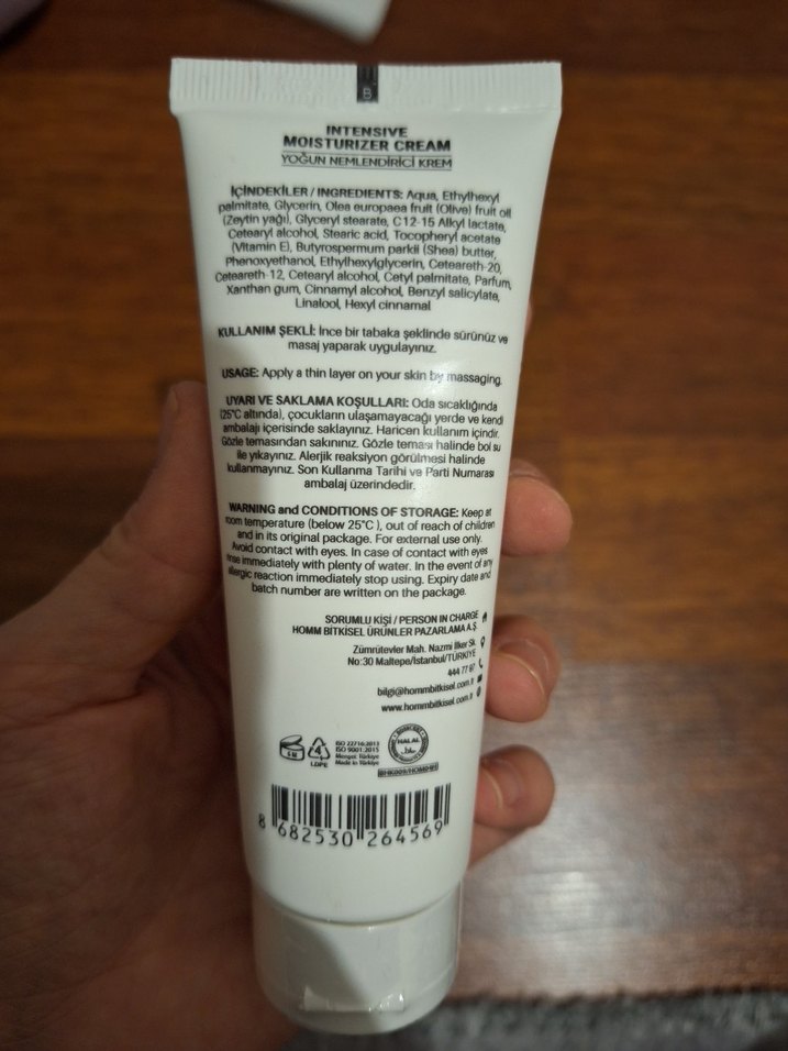 Homm Life Yoğun Nemlendirici Krem 75 ml - Görsel 2