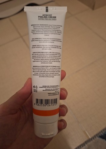 Homm Life Kayısı Peeling Kremi 100 ml - Görsel 2