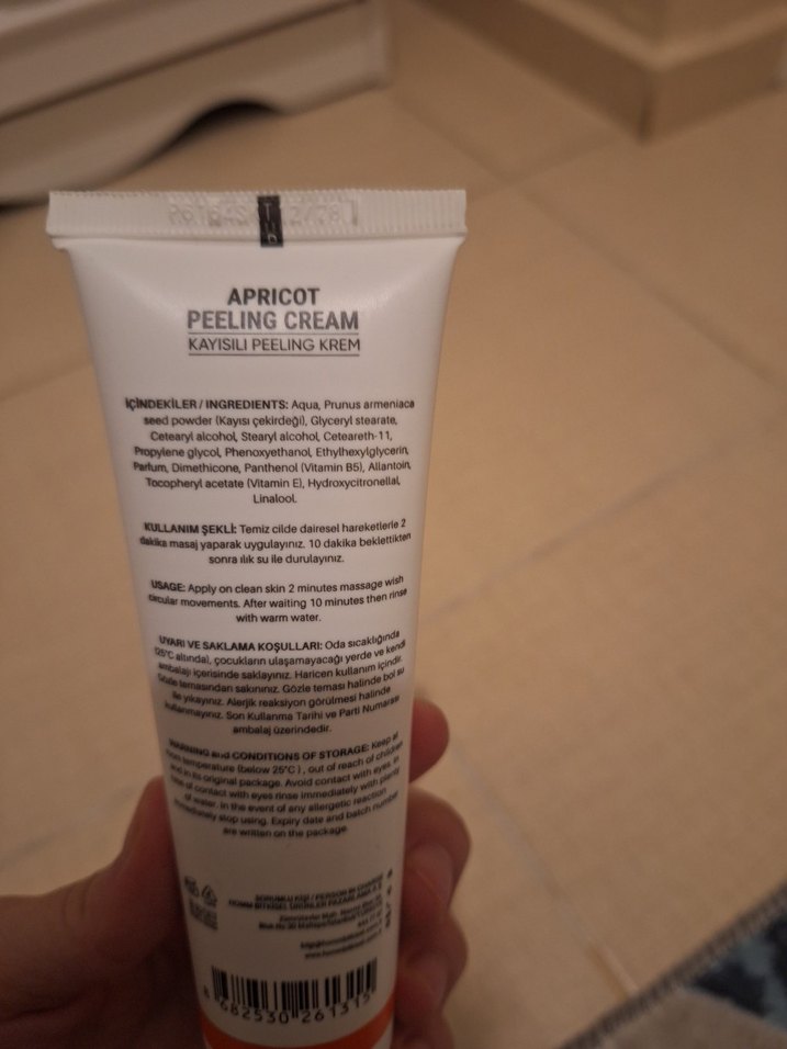 Homm Life Kayısı Peeling Kremi 100 ml - Görsel 3