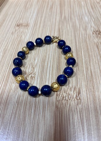Lapis lazuli Lacivert Bileklik - Görsel 4