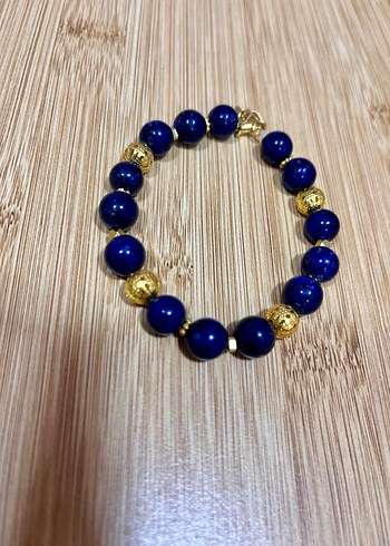 Lapis lazuli Lacivert Bileklik - Görsel 9
