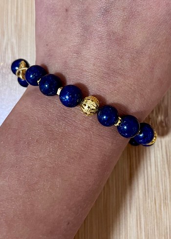 Lapis lazuli Lacivert Bileklik - Görsel 7