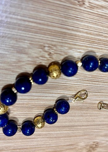 Lapis lazuli Lacivert Bileklik - Görsel 3