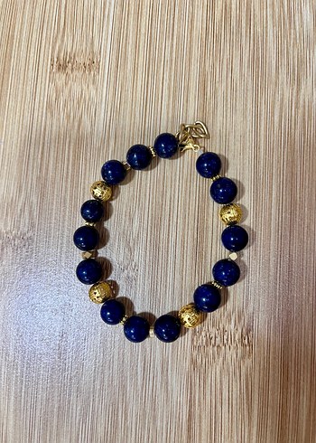 Lapis lazuli Lacivert Bileklik - Görsel 8