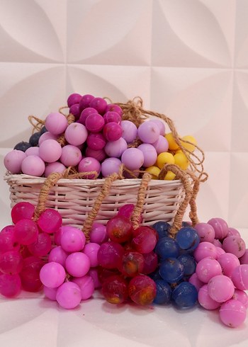 Renkli Üzüm Şeklinde Sabunlar - Görsel 4