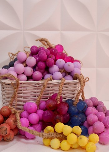 Renkli Üzüm Şeklinde Sabunlar - Görsel 6