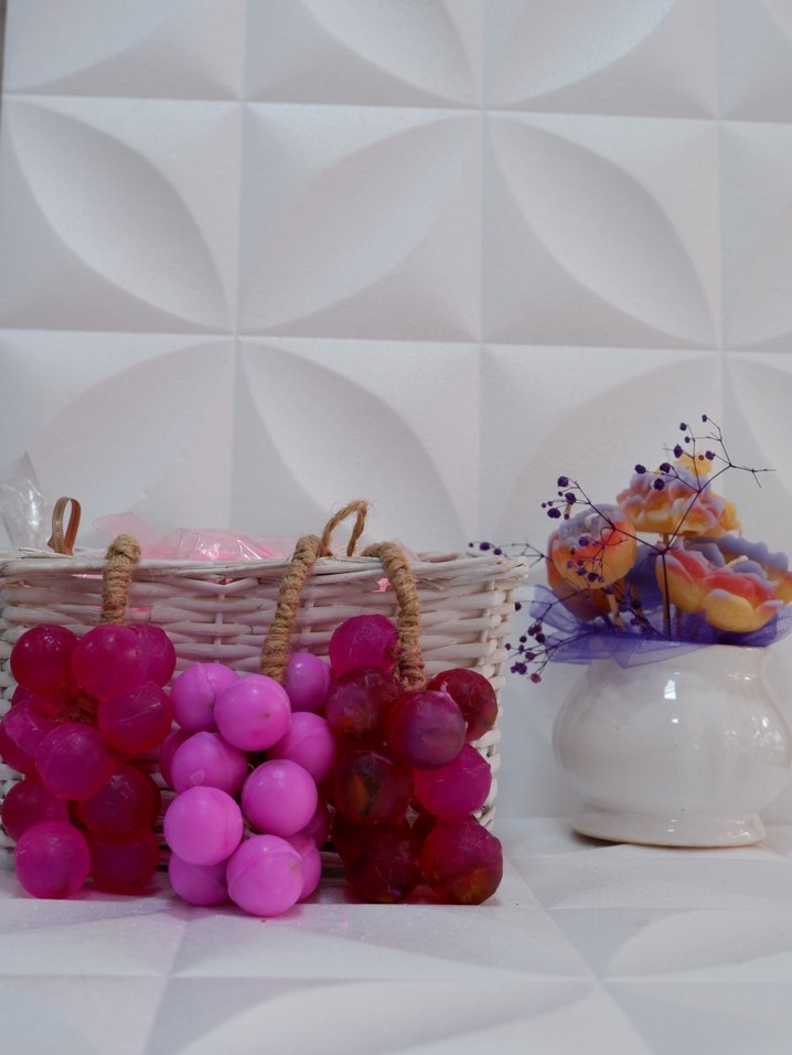 Renkli Üzüm Şeklinde Sabunlar - Görsel 3