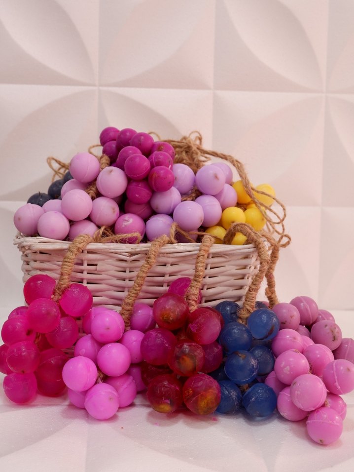 Renkli Üzüm Şeklinde Sabunlar - Görsel 4