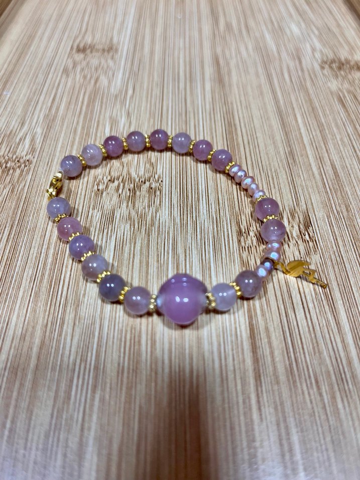 Pembe kuarts  Bohem Bileklik - Görsel 2