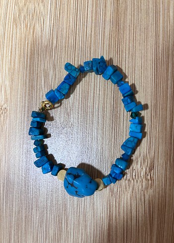 Turkuaz Taşlı Bohem Bileklil - Görsel 2