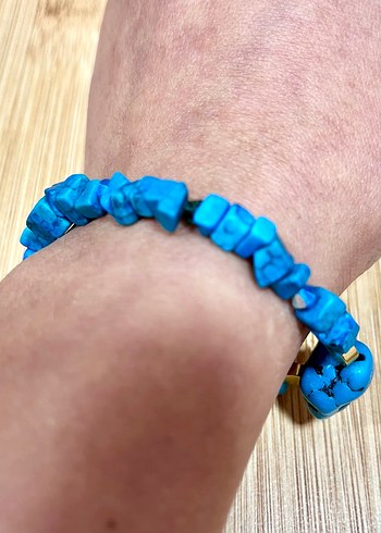 Turkuaz Taşlı Bohem Bileklil - Görsel 10