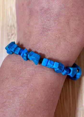 Turkuaz Taşlı Bohem Bileklil - Görsel 9