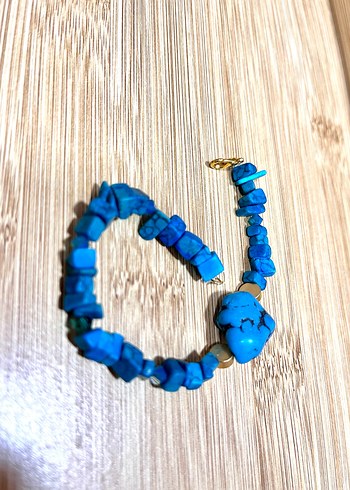 Turkuaz Taşlı Bohem Bileklil - Görsel 8