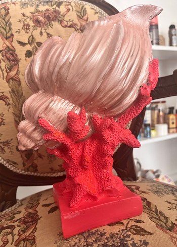 Kırmızı Mercan Figürlü Dekoratif Biblo - Görsel 14