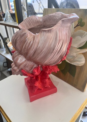 Kırmızı Mercan Figürlü Dekoratif Biblo - Görsel 13