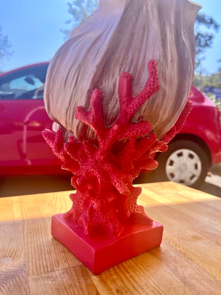 Kırmızı Mercan Figürlü Dekoratif Biblo - Görsel 2