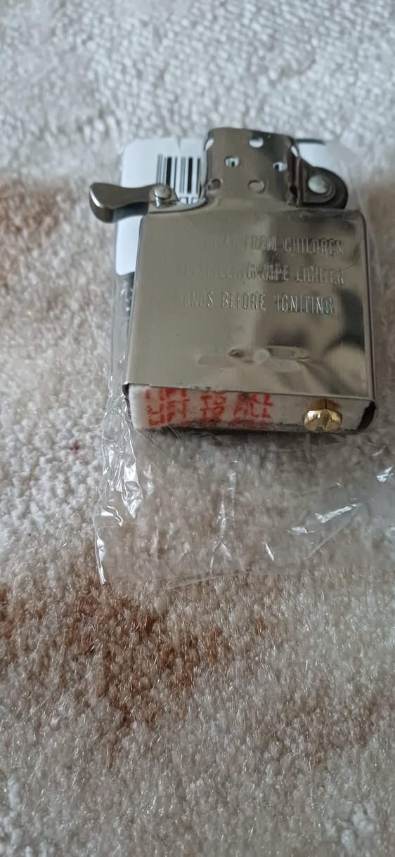 Siyah zippo çakmak - Görsel 3