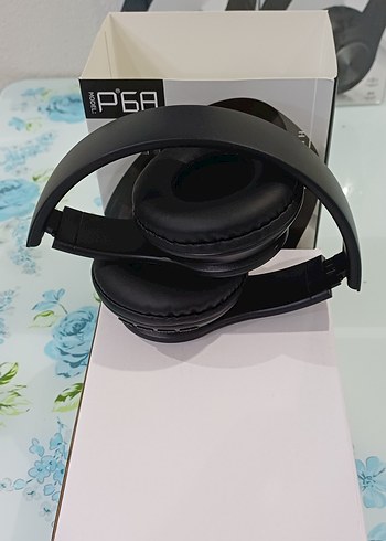 Beyaz Kablosuz P68 Kulaklık  Bluetooth lu - Görsel 3