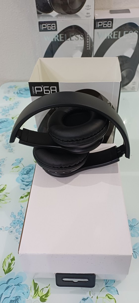 Beyaz Kablosuz P68 Kulaklık  Bluetooth lu - Görsel 3