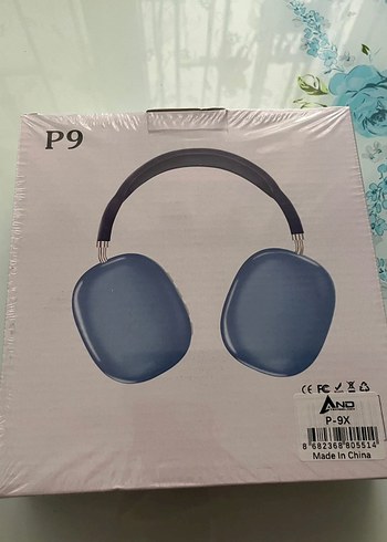 mavi P9 Kablosuz Kulaklık Bluetooth lu - Görsel 2