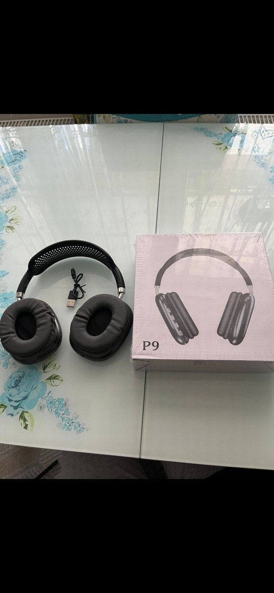 mavi P9 Kablosuz Kulaklık Bluetooth lu - Görsel 3