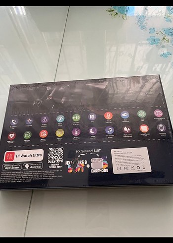 HX Series 9 Akıllı saat dijital ve Kulaklık Seti - Görsel 2
