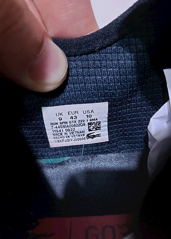 Orjinal Lacoste 43 no Run Spin GORE-TEX - Görsel 7