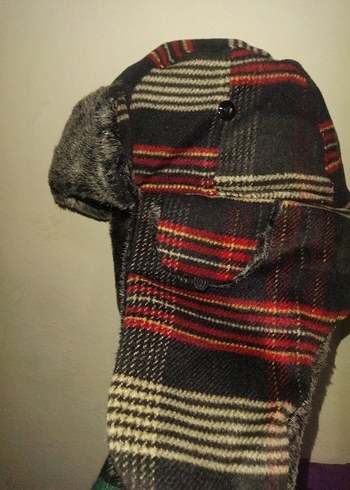 çizgi desenli uşanka - Görsel 2