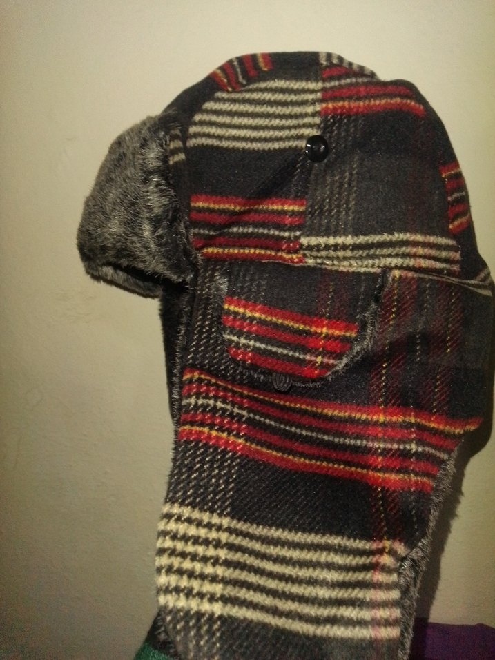 çizgi desenli uşanka - Görsel 2