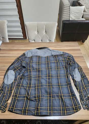 Gri Ekoseli Erkek Gömleği (XL-Slim Fit) - Görsel 3