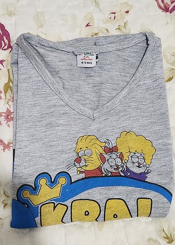 Gri Kral Şakir Baskılı Çocuk Tişörtü - Görsel 2