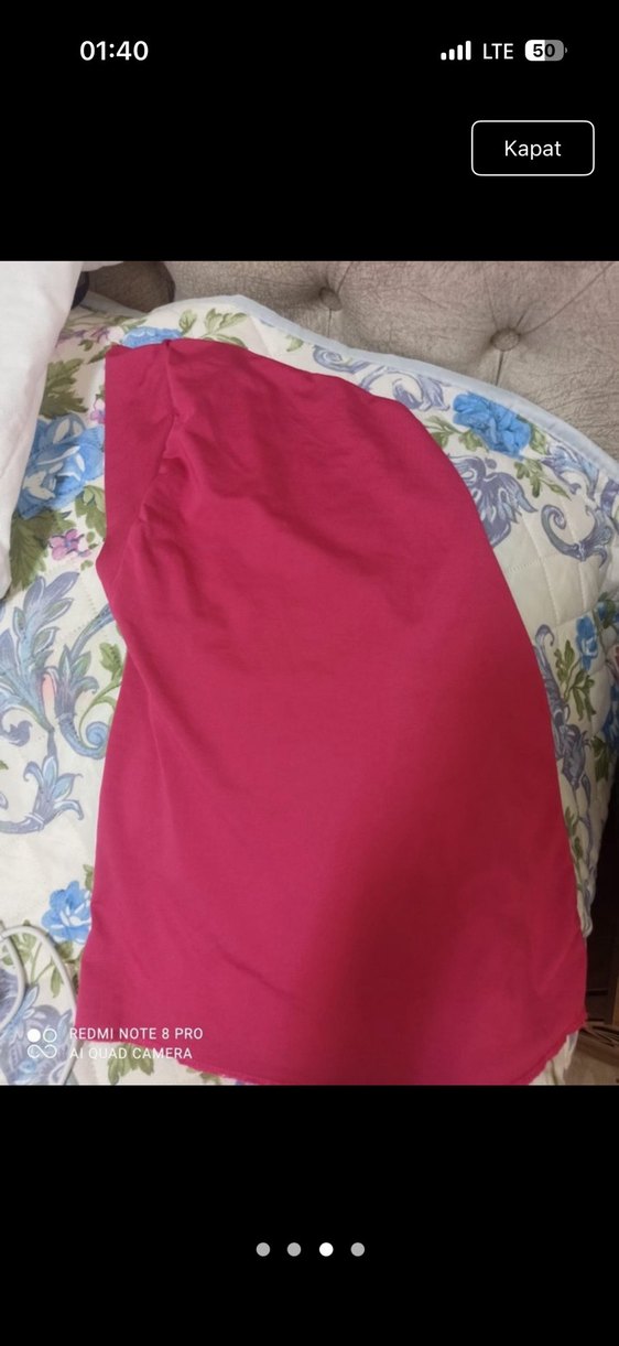 Uzun Pembe Kadın haşema - Görsel 3