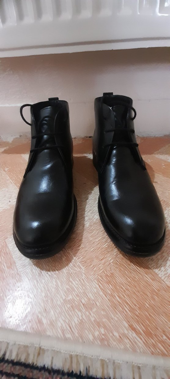 41 numara erkek kışlık bot sıfır kutu hiç giyilmedi derisi guzel - Görsel 5