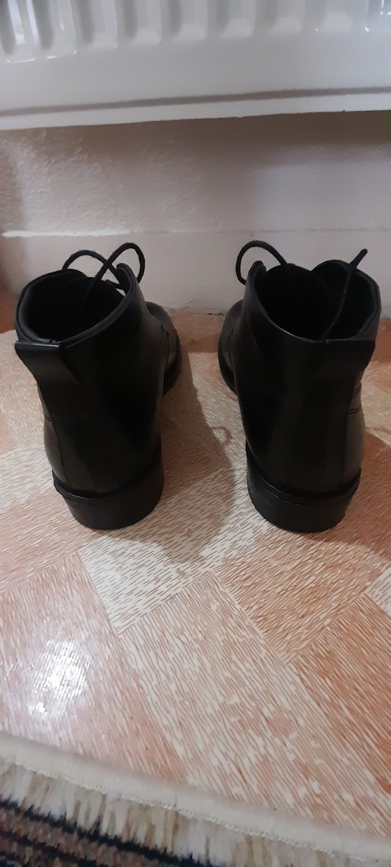 41 numara erkek kışlık bot sıfır kutu hiç giyilmedi derisi guzel - Görsel 4