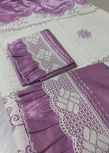 Saten Dantelli Pike Takımı - Görsel 3